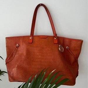 Henri Bedel Large Tote - Orange